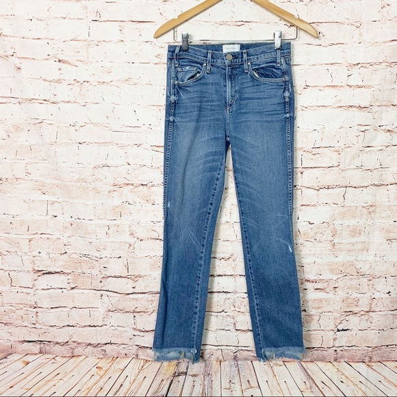 Mcguire Lido Step Fray High Rise Crop Jeans - Picture 2 of 10